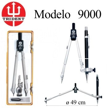 Compasso TRIDENT 9000 com Adaptador Universal